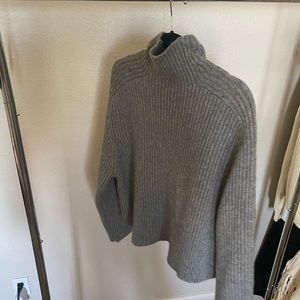 Turtle neck gray sweater never worn